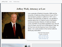 Tablet Screenshot of jeffwallattorney.com